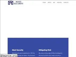 Sites similar to maxisecurity.co.za
