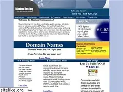 Sites similar to maxiumhosting.com