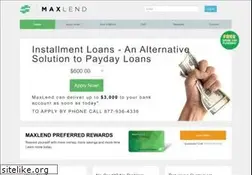 Sites similar to maxlend.com