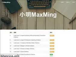 Sites similar to maxming0.github.io