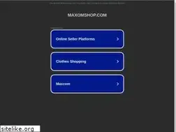 Sites similar to maxomshop.com