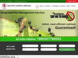 Sites similar to maxpestcontrol.co.in