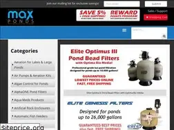 Sites similar to maxponds.com