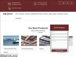 Sites similar to maxroof.in