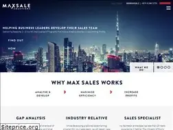 Sites similar to maxsalesolutions.com