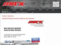 Sites similar to maxsensor.de
