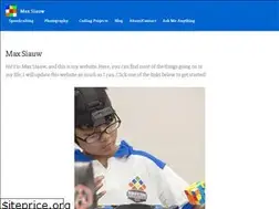 Sites similar to maxsiauw.com