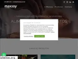 Sites similar to maxsoy.com.br