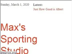 Sites similar to maxsportingstudio.com