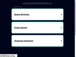 Sites similar to maxsportsandwellness.nl