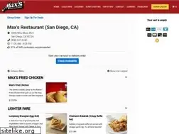 Sites similar to maxssandiegoca.com