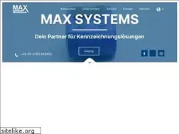 Sites similar to maxsystems.de