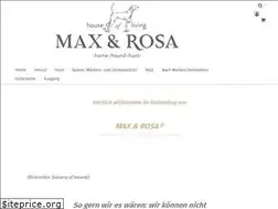 Sites similar to maxundrosa-shop.de