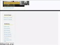 Sites similar to maxweberstudies.org