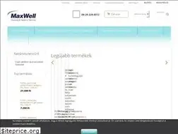 Sites similar to maxwellkft.hu