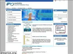 Sites similar to maxwellsci.com