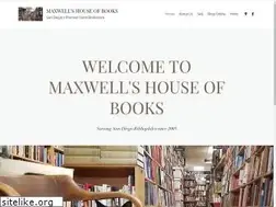 Sites similar to maxwellshouseofbooks.com