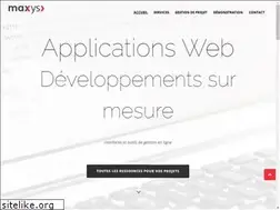 Sites similar to maxys.fr
