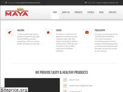 Sites similar to mayafoodindustries.com
