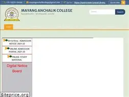 Sites similar to mayanganchalikcollege.org.in