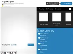 Sites similar to mayankexport.com