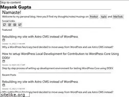 Sites similar to mayankgupta.com