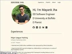 Sites similar to mayanksjha.com