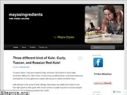 Sites similar to mayasingredients.com
