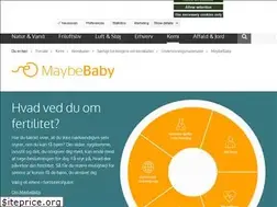 Sites similar to maybebaby.dk