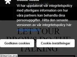 Sites similar to maybelline.se
