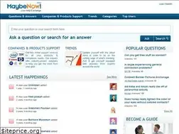 Sites similar to maybenow.com