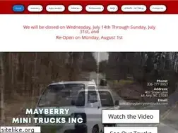 Sites similar to mayberryminitrucks.com