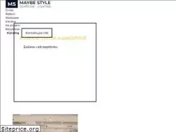 Sites similar to maybestyle.cz