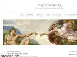 Sites similar to maybetoday.org