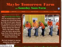 Sites similar to maybetomorrowfarm.com
