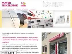 Sites similar to mayer-elektronik.de