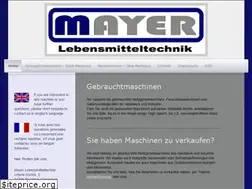 Sites similar to mayer-maschinen.de