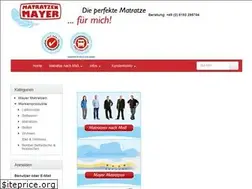 Sites similar to mayer-matratzen.de