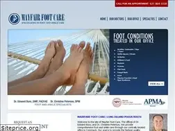 Sites similar to mayfairfootcare.com