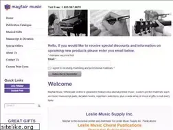 Sites similar to mayfairmusic.com