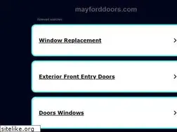 Sites similar to mayforddoors.com