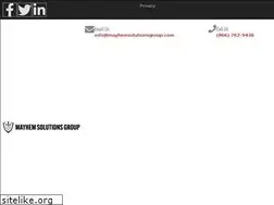 Sites similar to mayhemsolutionsgroup.com