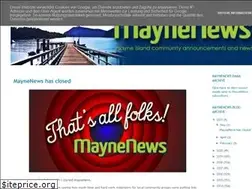 Sites similar to maynenews.blogspot.com