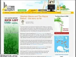 Sites similar to maynereport.com