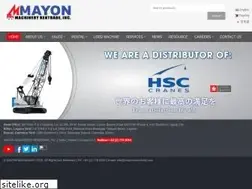 Sites similar to mayonmachinery.com