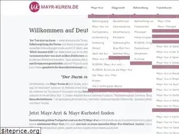 Sites similar to mayr-kuren.de