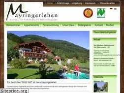 Sites similar to mayringerlehen.de