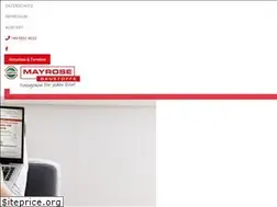 Sites similar to mayrose.de