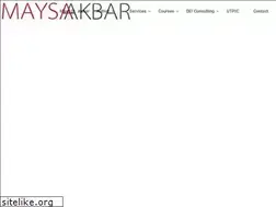 Sites similar to maysaakbar.com