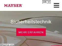 Sites similar to mayser.com